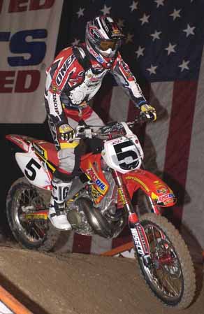 Mike LaRocco On Honda CR 250 Bike
